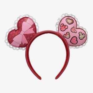 Loungefly Disney Mickey & Minnie ❤️ Red and Pink Heart Headband
